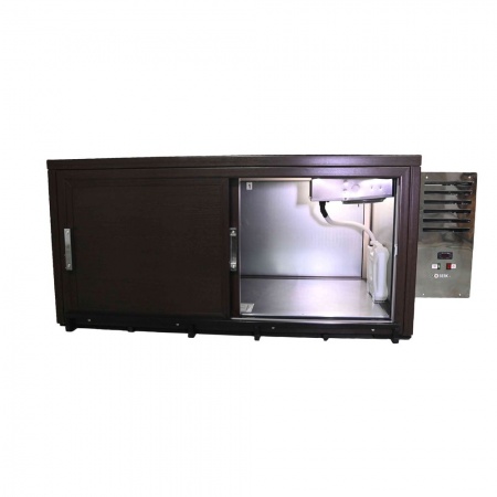 Кегератор на 4 кега встраиваемый, 2х2, холодильная камера