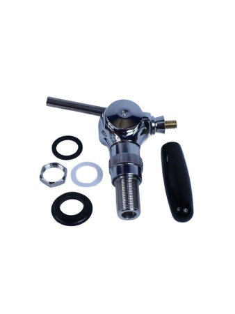 кран для пива глобус, хром